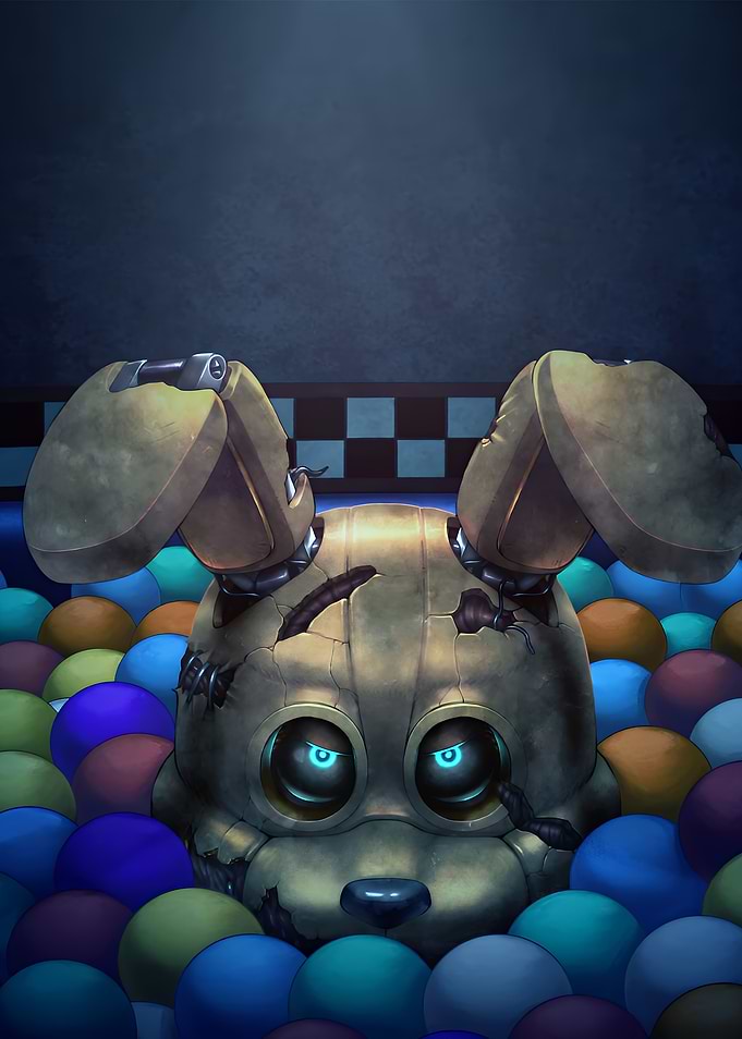 Springtrap in Ball Pit