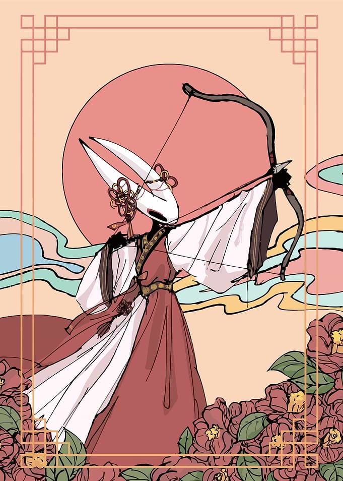 Hornet in Hanbok with Bow