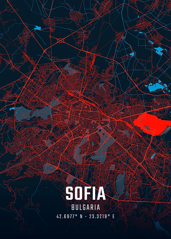 Sofia City Map