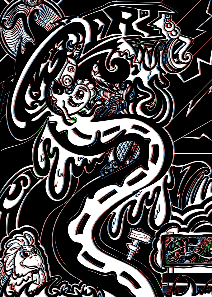 The NeverEnding Story Abstract Art