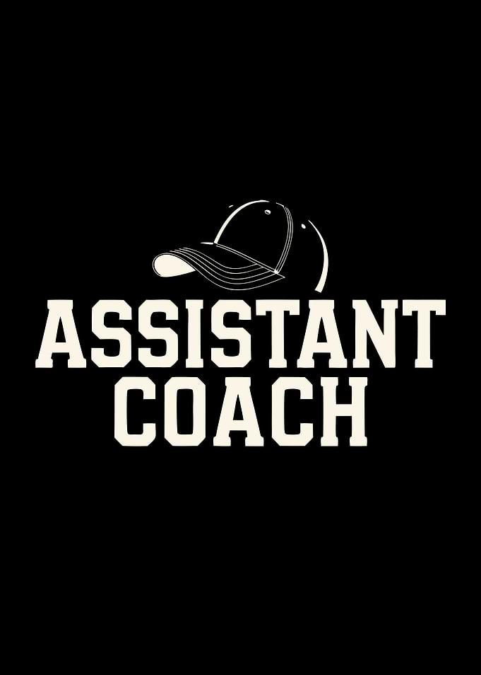 Assistant Coach Graphic with Baseball Cap