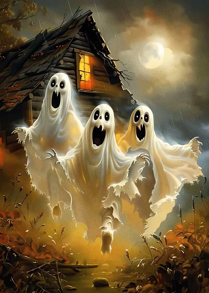Spooky Ghosts Haunted House