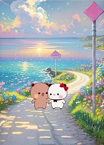 Cartoon Bears Coastal Path