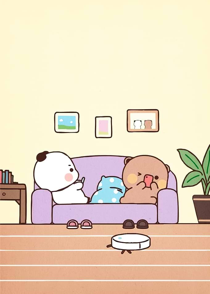 Cute Bears Relaxing Home