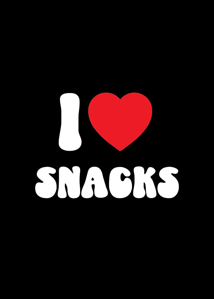 I Love Snacks Graphic