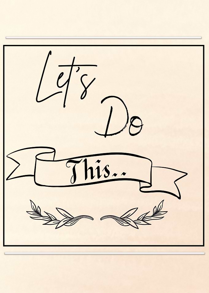 Let's Do This Motivational Art