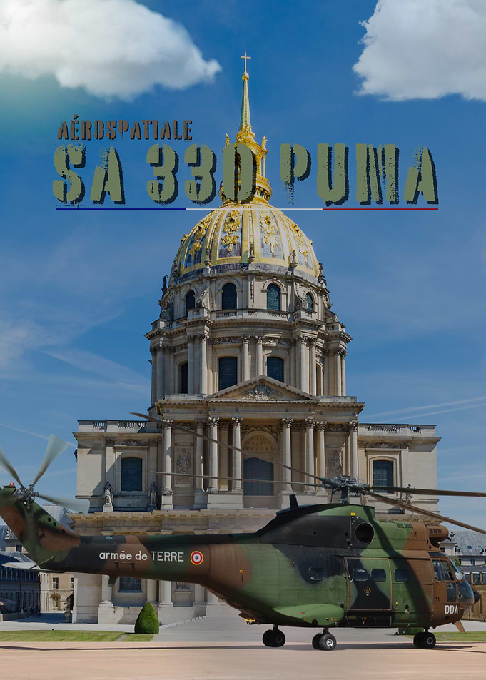 Aerospatiale SA 330 Puma Helicopter