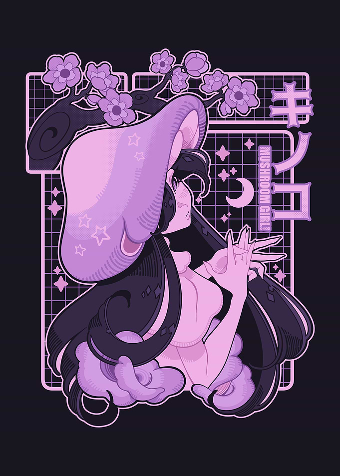 Mushroom Girl 4