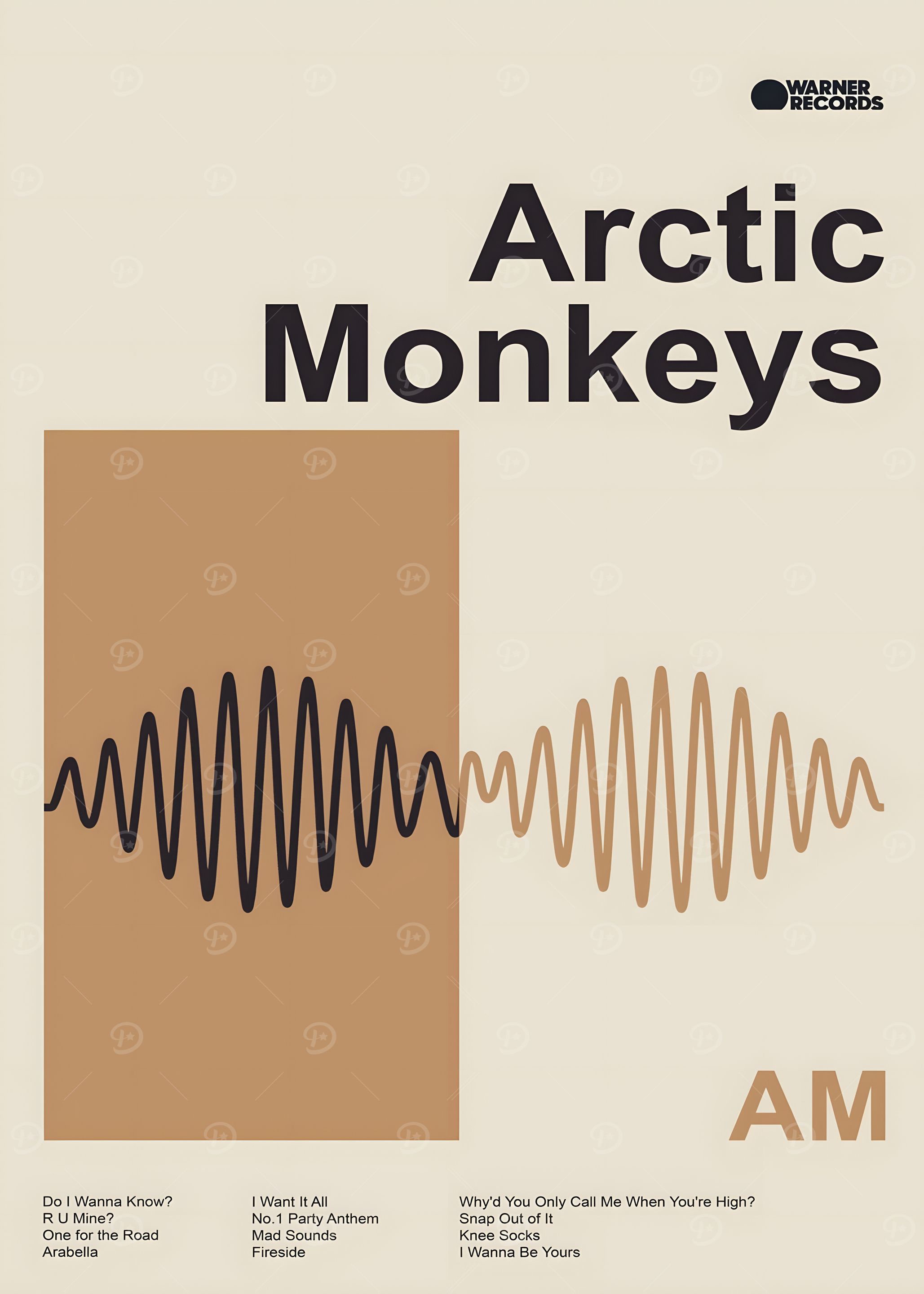 Arctic Monkeys AM Album Cover Art