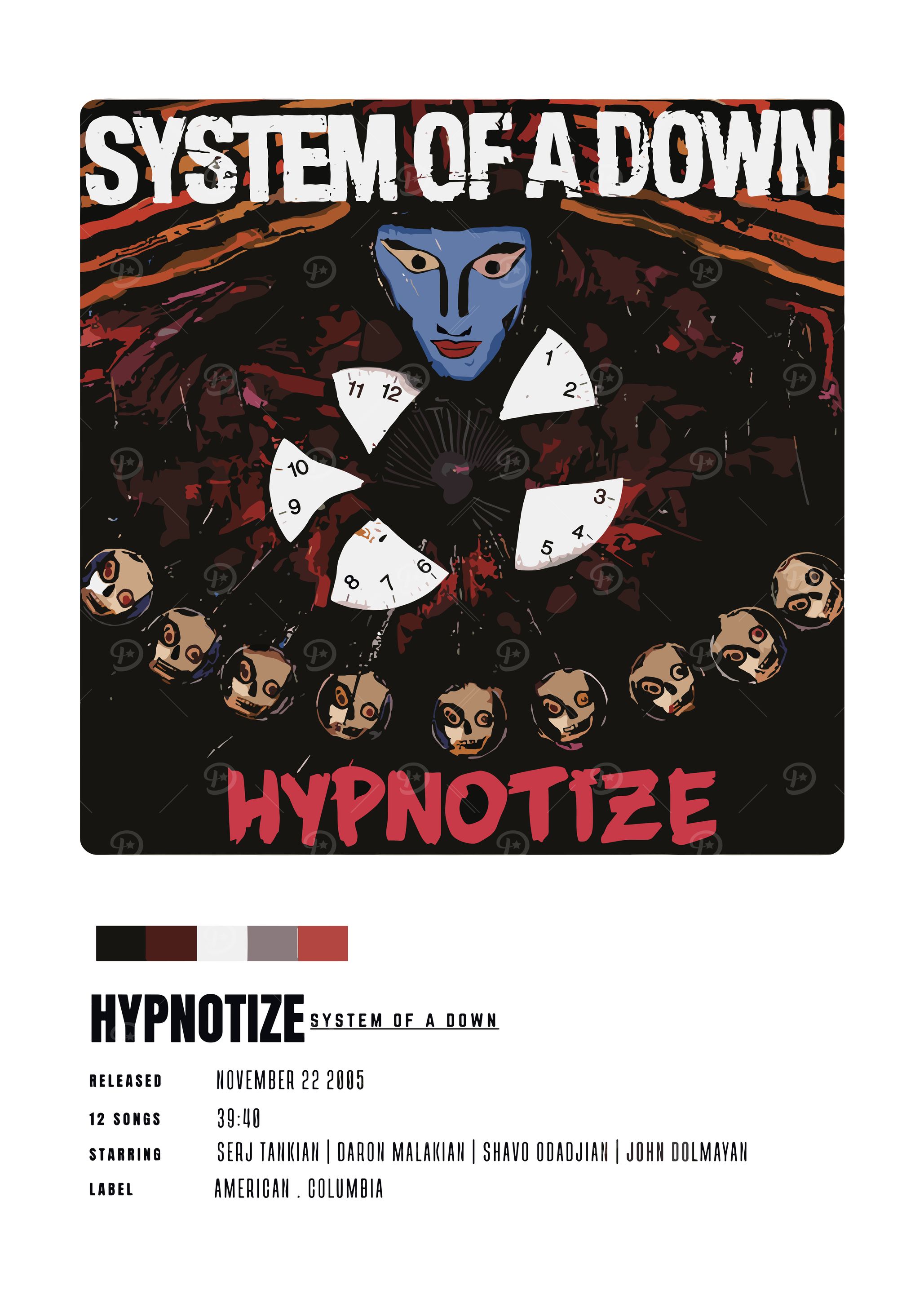 System of a Down Hypnotize Album