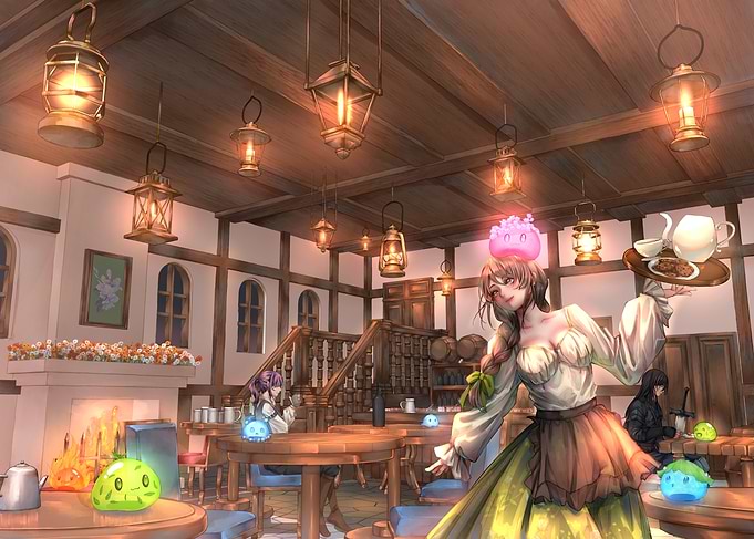 Cozy Slime Cafe