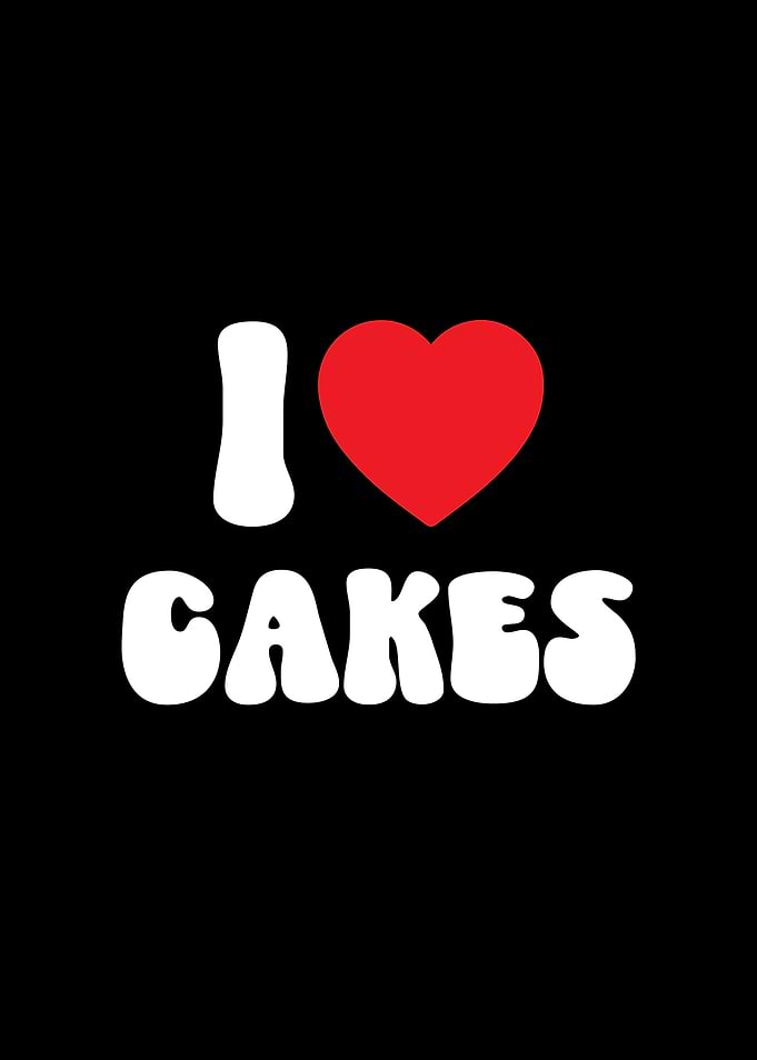 I Love Cakes Graphic