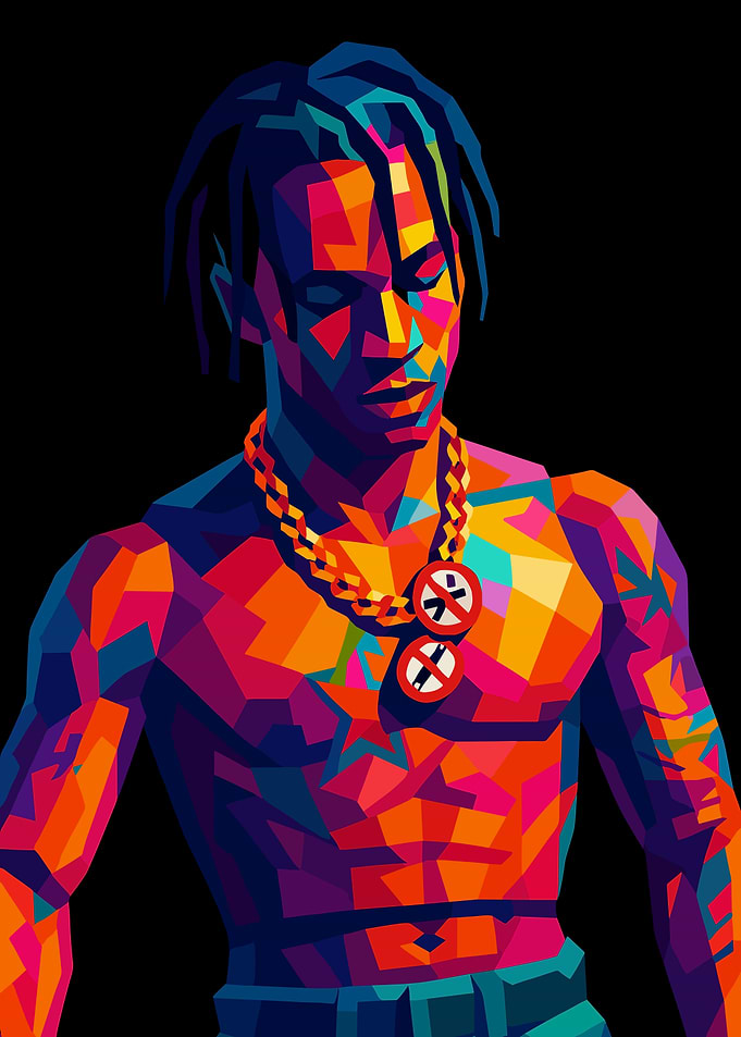Travis Scott Wpap Art