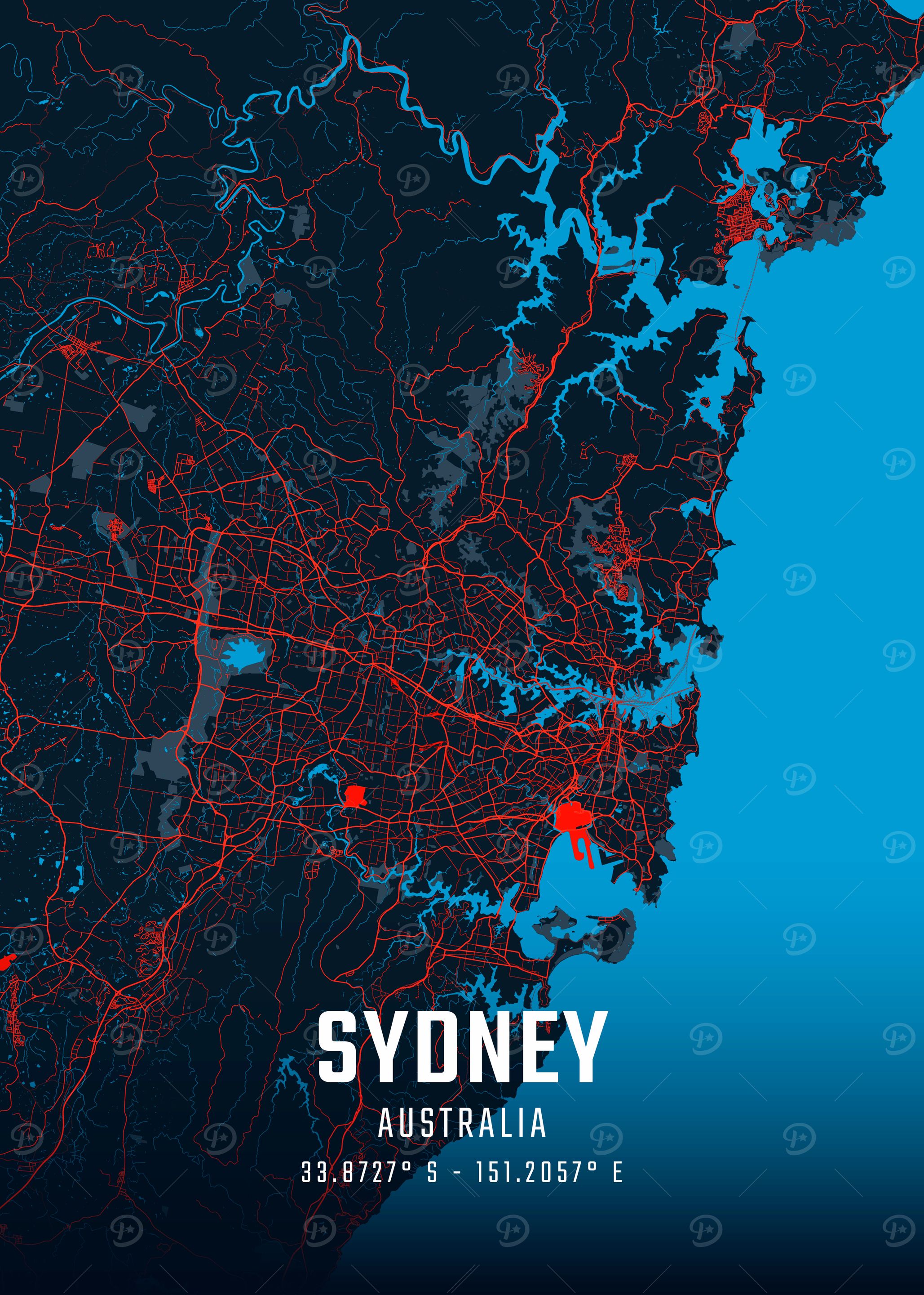 Sydney City Map