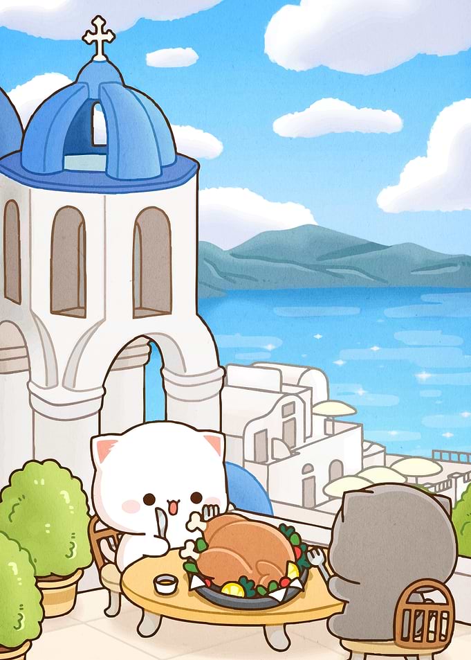 Cats Thanksgiving Greece