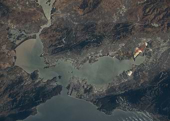 Aerial View of San Francisco Bay