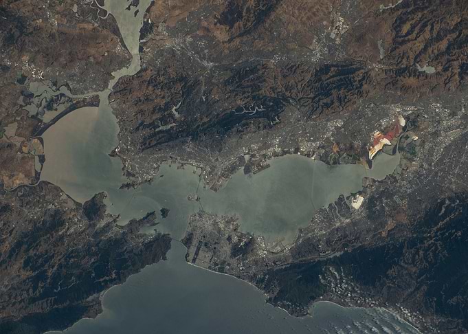 Aerial View of San Francisco Bay
