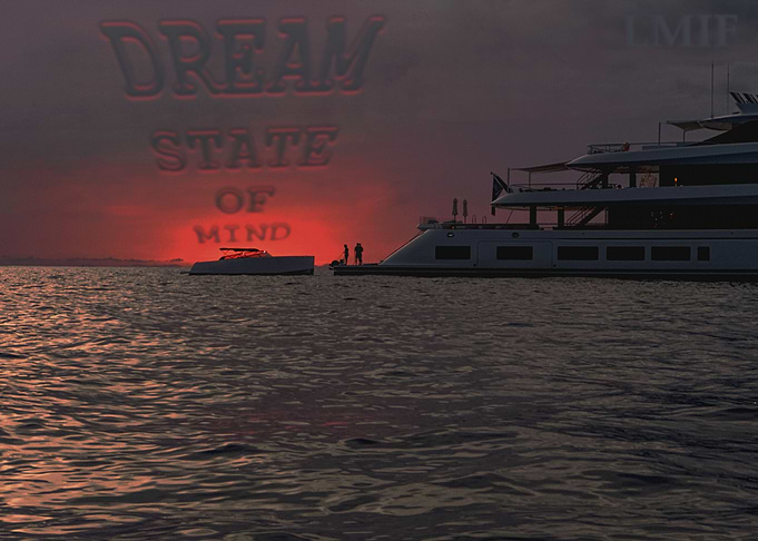 Yacht at Sunset: Dream State of Mind
