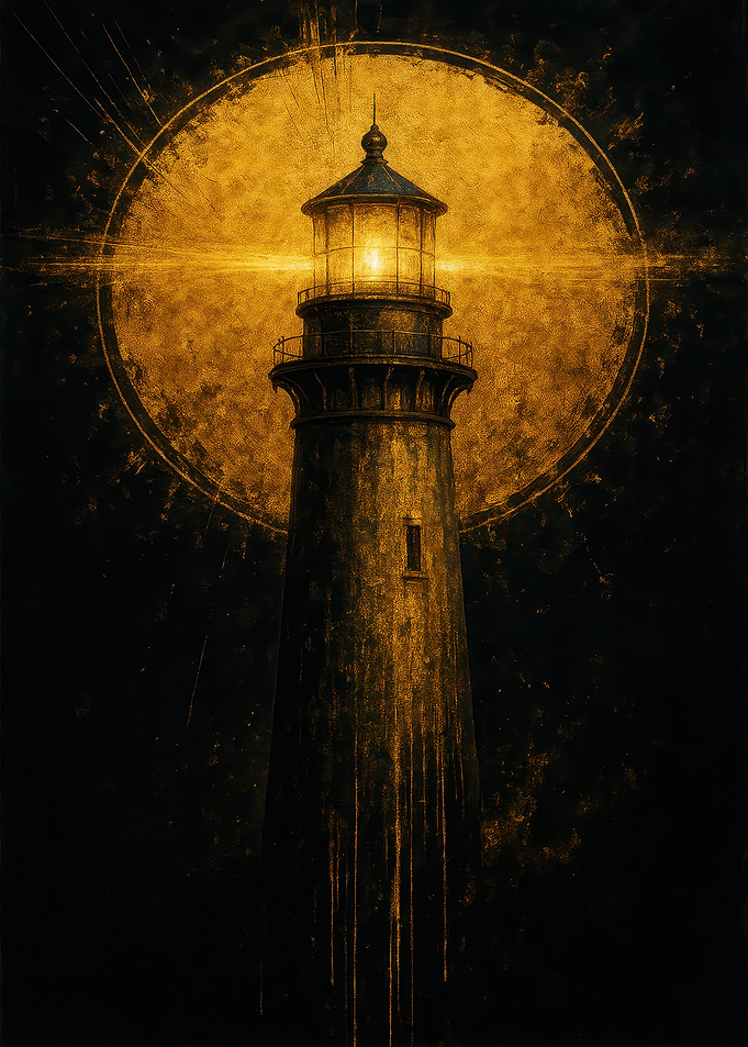 Lighthouse in the Night