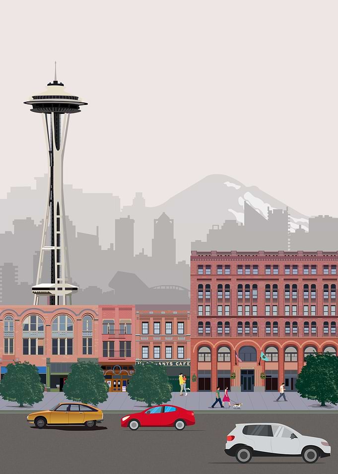 Seattle Travel Print