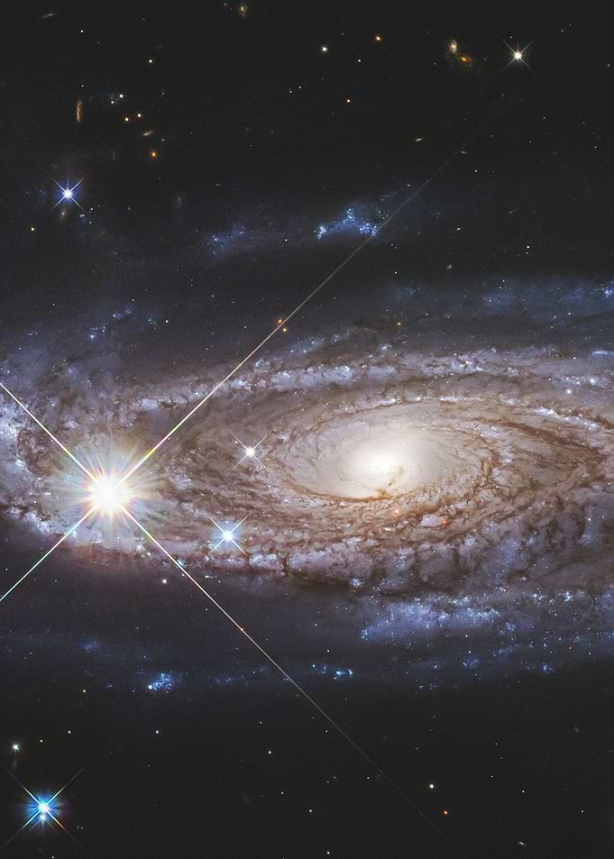 Spiral Galaxy in Deep Space