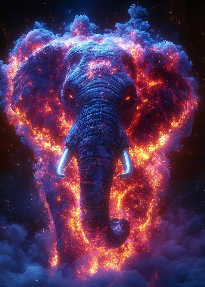 Fiery Elephant Nebula