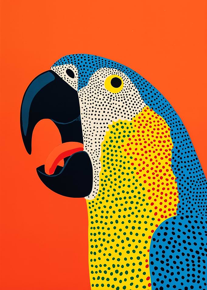 Colorful Parrot Illustration