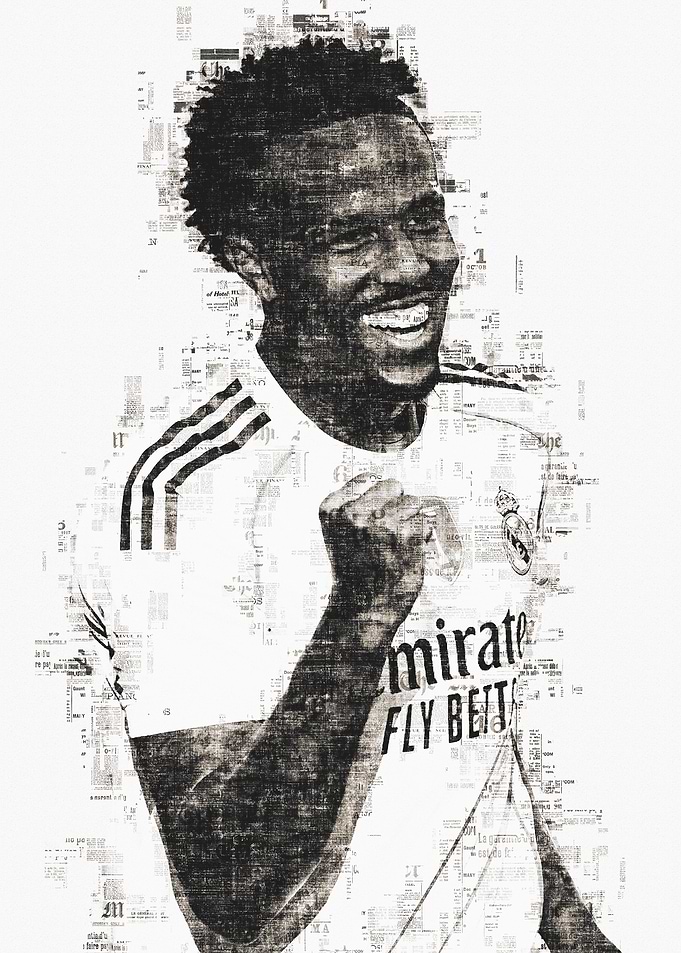 Eder Militao Newspaper Art
