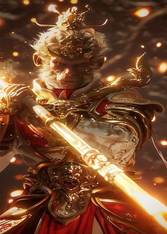 Monkey King with Staff