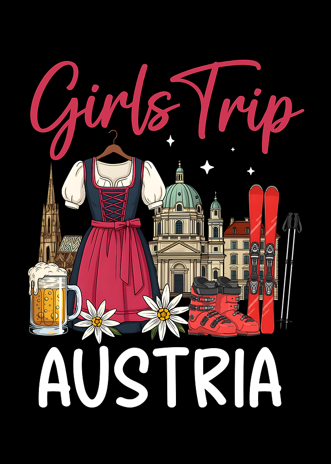 Girls Trip Austria Illustration