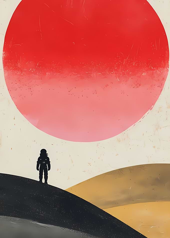 Astronaut on a Distant Planet