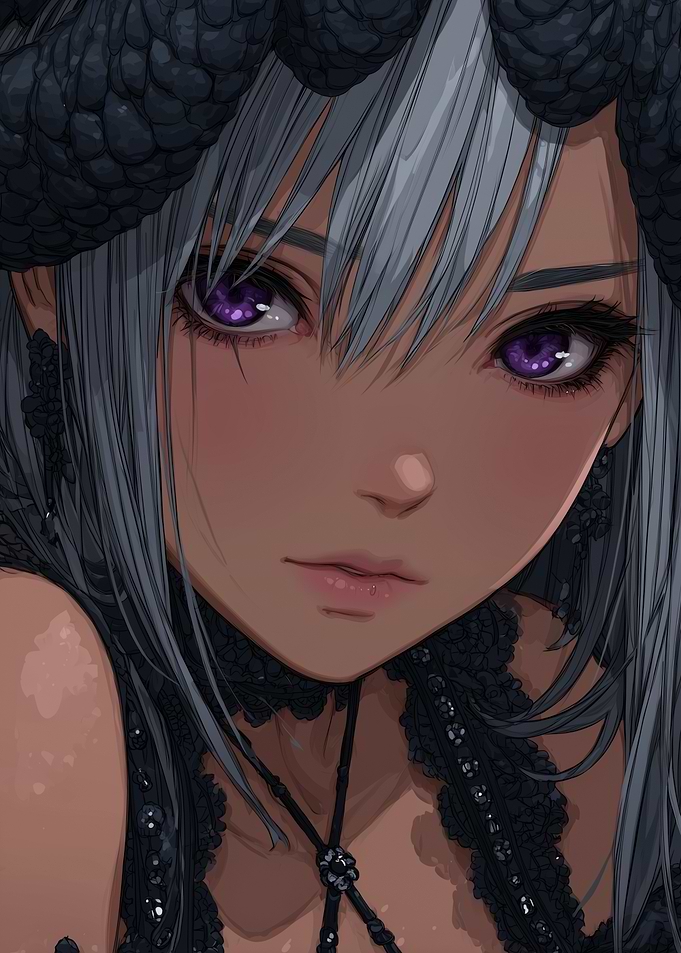 cute demonic girl