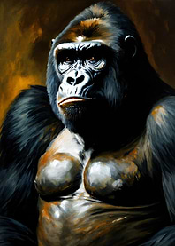 Portrait of a Gorilla