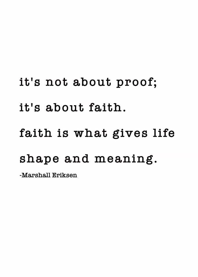 Faith Quote by Marshall Eriksen