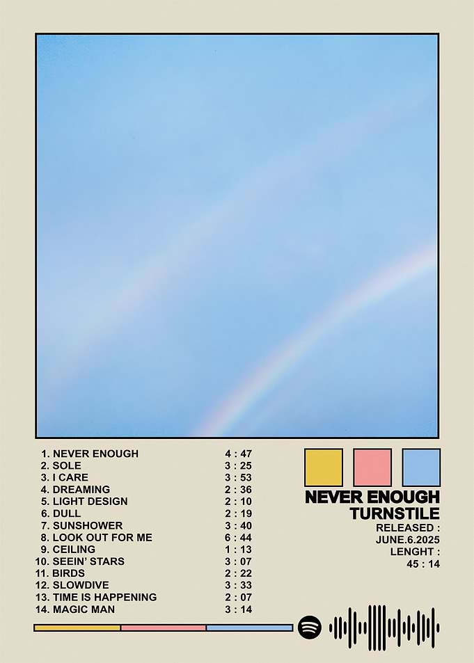 Turnstile - Never Enough Album Cover