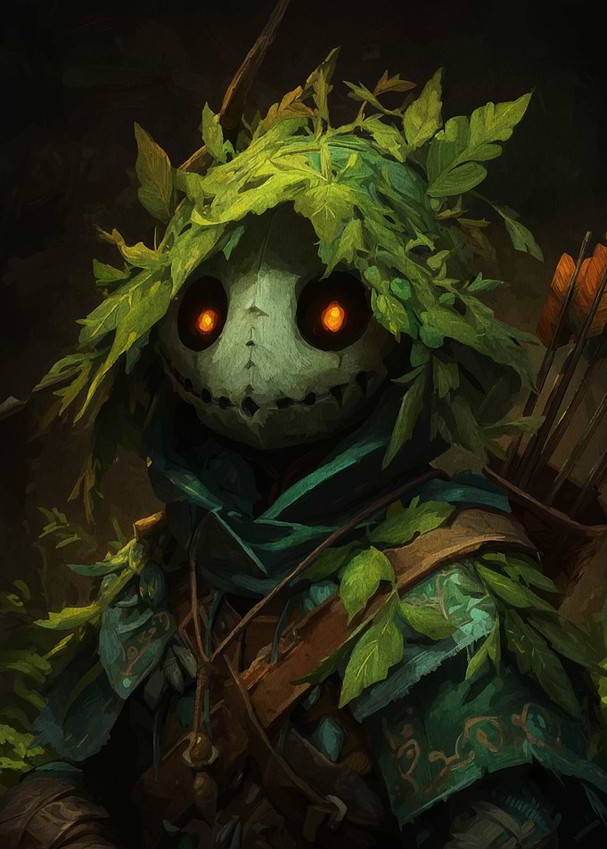 Mystical Forest Creature Portrait