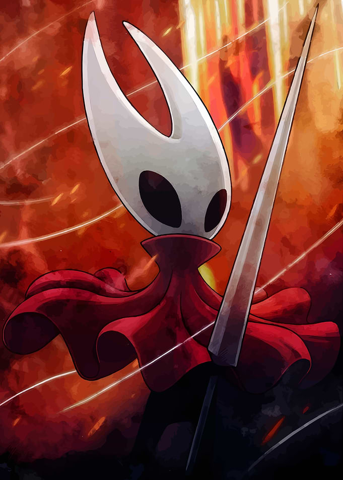 Hornet from Hollow Knight artwork