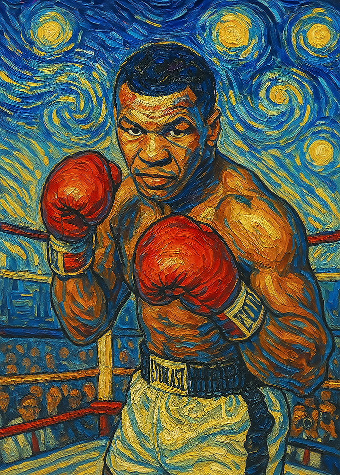 Mike Tyson the Starry Night