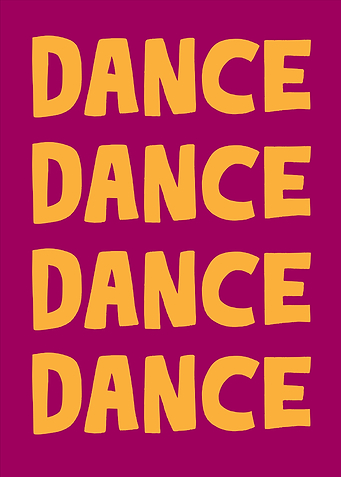 Dance Text Art