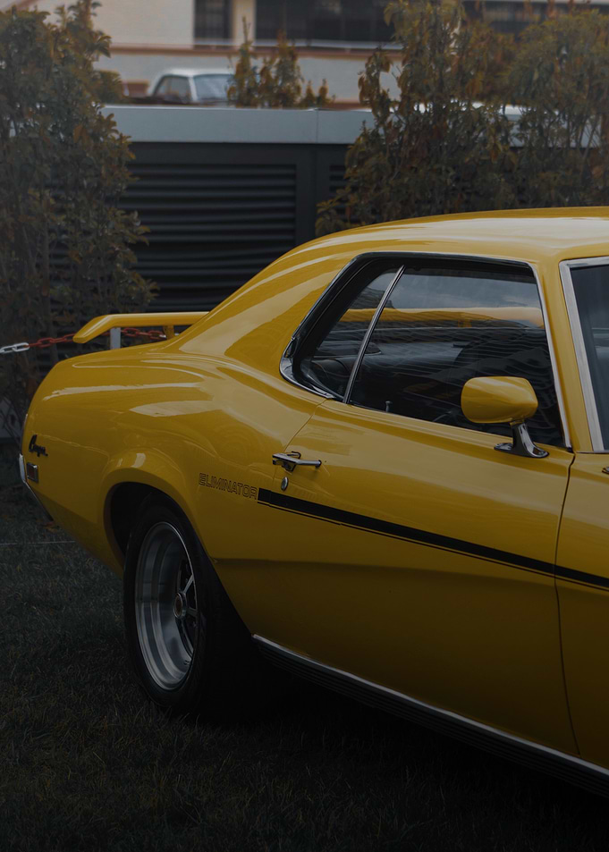 Yellow Classic Car