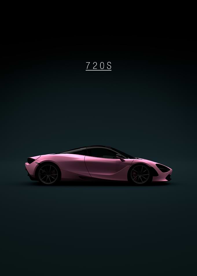 Pink McLaren 720S Car