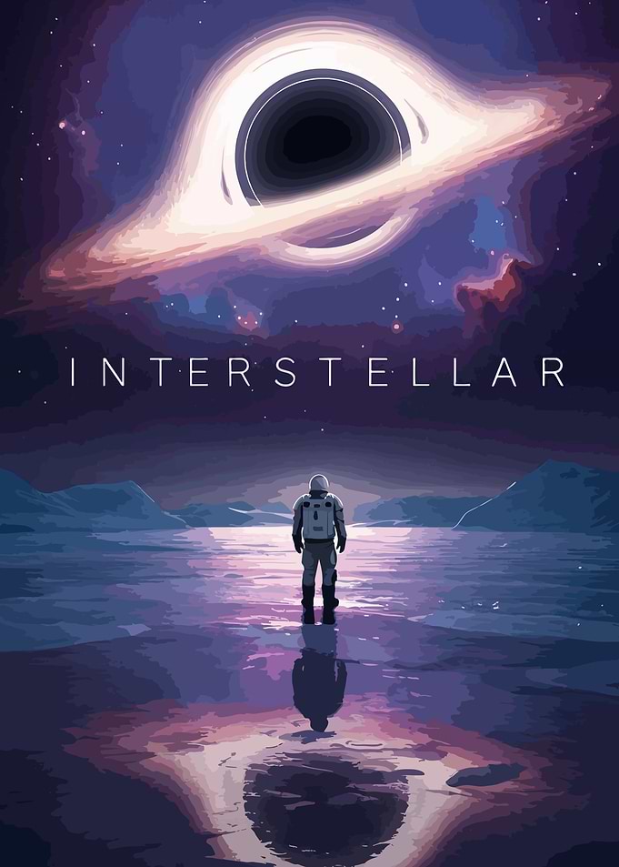Interstellar: Astronaut and Black Hole