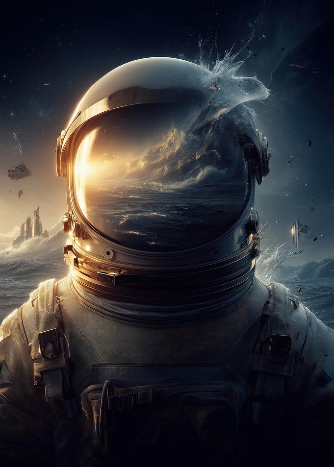 Astronaut Surrealism