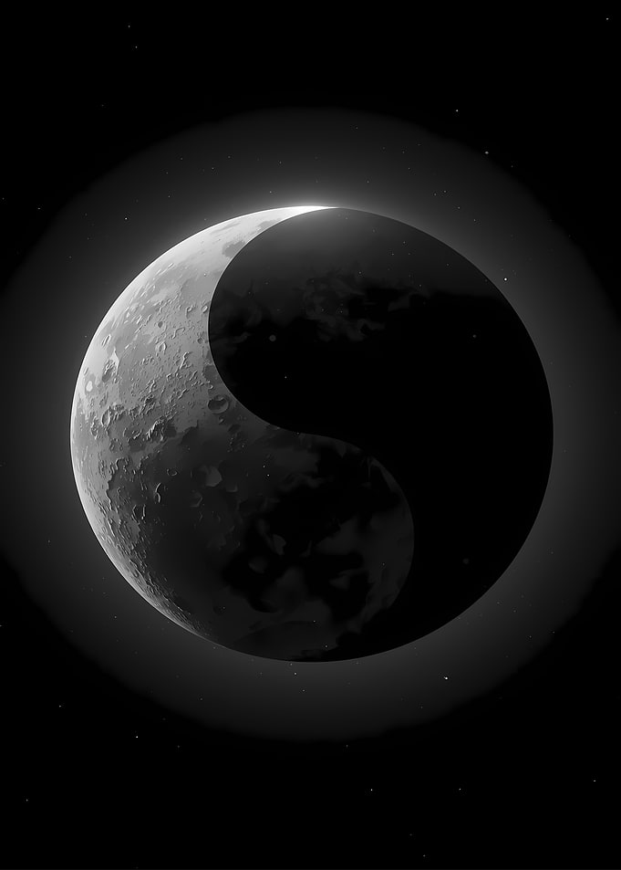 Yin Yang Moon