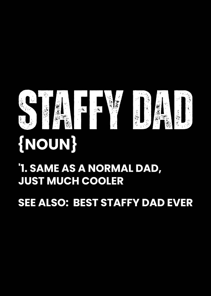 Staffy Dad Definition