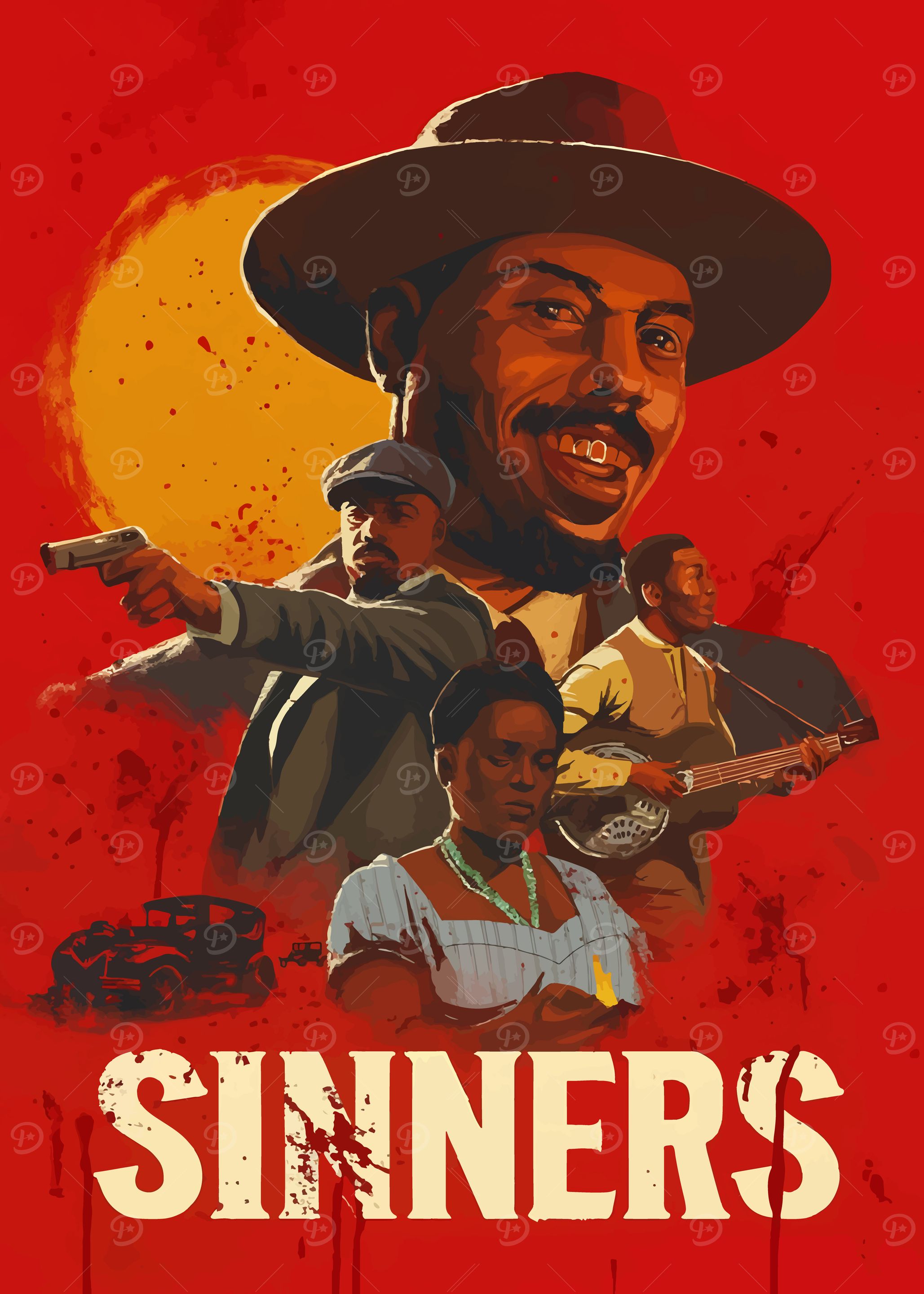 Sinners: Dramatic Poster Art
