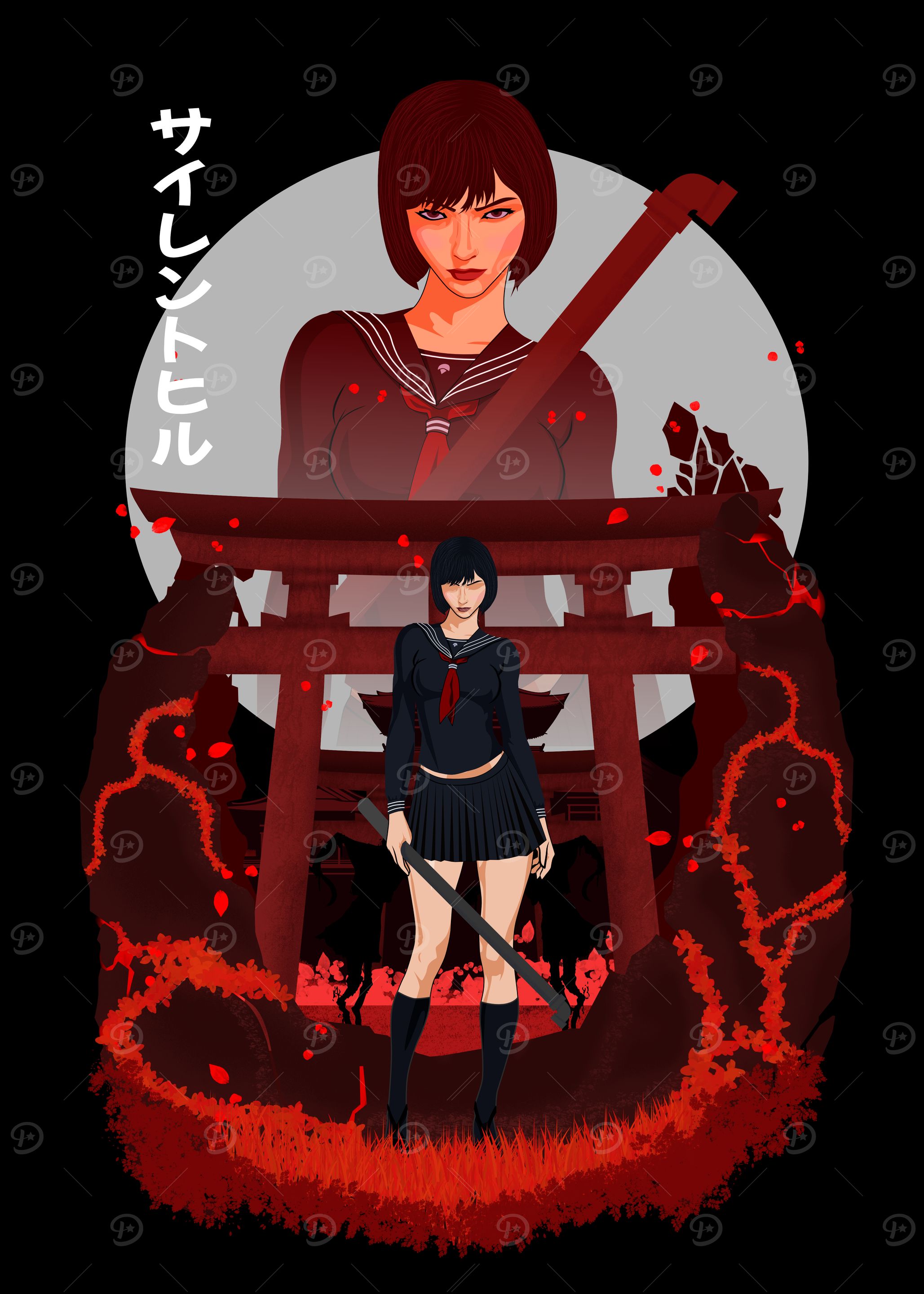 hinako Anime Style Illustration