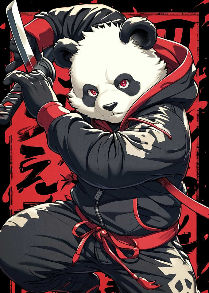 Panda Ninja Sword