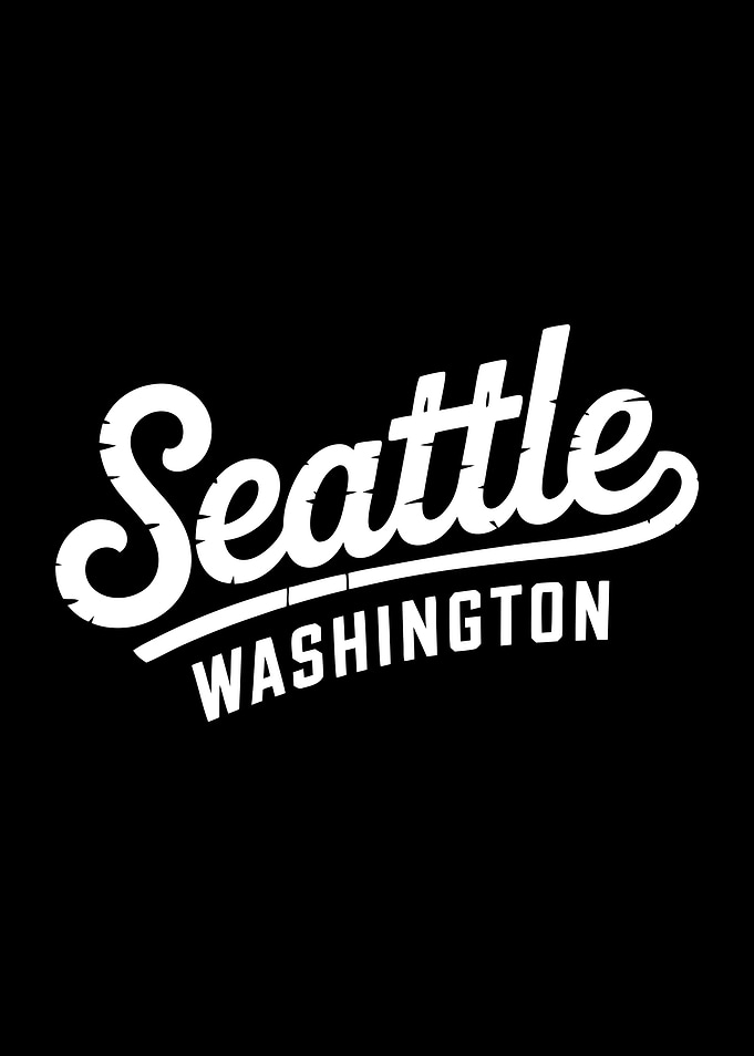 Seattle Washington Typography