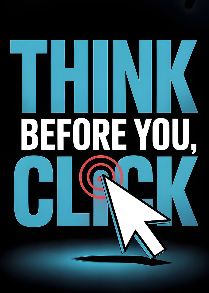Think Before You Click Poster